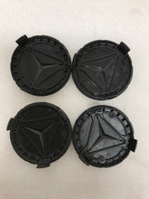 Load image into Gallery viewer, 4PC Mercedes-Benz 75MM Classic Dark Blue Wheel Center Hub Caps AMG Wreath