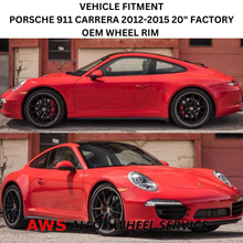 Load image into Gallery viewer, PORSCHE 911 CARRERA 2012-2015 20&quot; FACTORY OEM FRONT WHEEL RIM 67421 99136216104