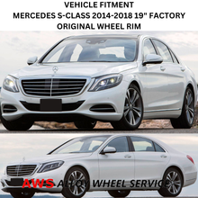 Load image into Gallery viewer, MERCEDES S-CLASS 2014-2018 19&quot; FACTORY ORIGINAL FRONT WHEEL RIM 85349 A2224011302