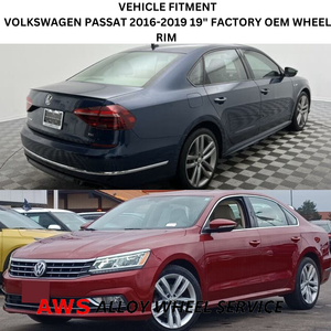 VOLKSWAGEN PASSAT 2016-2019 19" FACTORY OEM WHEEL RIM 70002 561601025PZ49