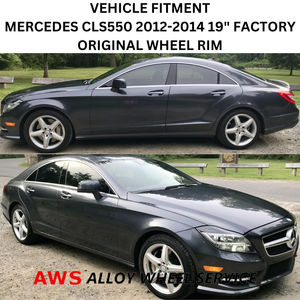 MERCEDES CLS550 2012-2014 19" FACTORY OEM FRONT AMG WHEEL RIM 85255#D A2184011602