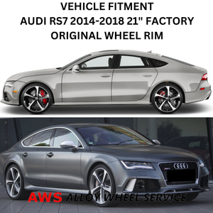 AUDI RS7 2014-2018 21" FACTORY ORIGINAL WHEEL RIM 58939 4G8601025AM