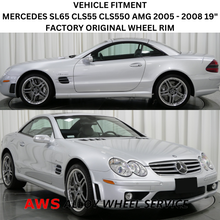 Load image into Gallery viewer, MERCEDES SL&amp;CLS-CLASS AMG 2005-2008 19&quot; FACTORY ORIGINAL REAR WHEEL RIM 85042