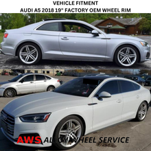 Load image into Gallery viewer, SET OF 4 AUDI A5 2018 19&quot; FACTORY ORIGINAL WHEEL RIM 96055 8W0601025AM 59073