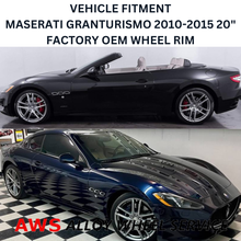 Load image into Gallery viewer, MASERATI GRANTURISMO 2010-2015 20&quot; FACTORY ORIGINAL WHEEL RIM 97084 83078400