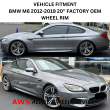 Load image into Gallery viewer, BMW M6 2012-2019 20&quot; FACTORY ORIGINAL FRONT WHEEL RIM 71577 36112284707