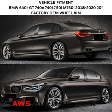 Load image into Gallery viewer, BMW 640 GT 740e 740i 750i M760i 2018-2020 20&quot; FACTORY OEM FRONT WHEEL RIM 86343