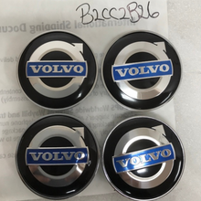 Load image into Gallery viewer, Set of 4 Volvo Iron Mark Alloy Wheel Center Cap Black b2cc2b26