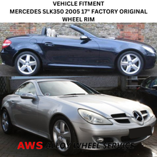 Load image into Gallery viewer, MERCEDES SLK350 2005 17&quot; FACTORY ORIGINAL FRONT WHEEL RIM 65357 A1714010502 #D