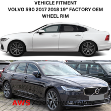 Load image into Gallery viewer, SET OF 4 VOLVO S90 2017 2018 19&quot; FACTORY ORIGINAL WHEEL RIM 70432 31471877