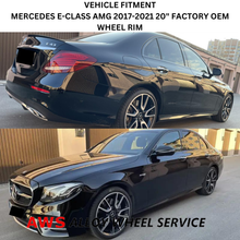 Load image into Gallery viewer, SET OF 4 MERCEDES E400 E43 E53 AMG 2017-2021 20&quot; FACTORY OEM WHEEL RIM