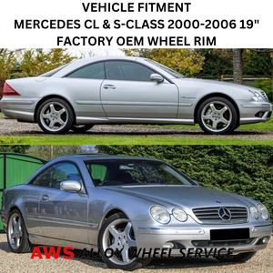 MERCEDES CL & S-CLASS 2000-2006 19" FACTORY OEM FRONT AMG WHEEL RIM 99902