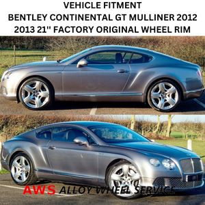 SET OF 4 BENTLEY CONTINENTAL GT MULLINER 2012 2013 21'' FACTORY OEM RIMS 97067