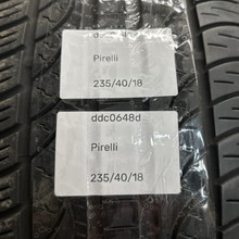 Load image into Gallery viewer, PIRELLI PZERO NERO 235/40/18 TIRE ddc0648d