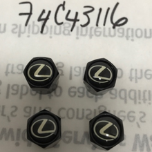 Load image into Gallery viewer, Set of 4 Lexus Tire Valves For Car 74c43116