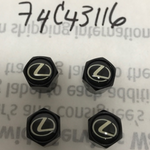 Set of 4 Lexus Tire Valves For Car 74c43116