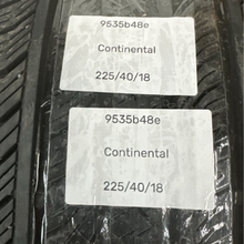 Load image into Gallery viewer, CONTINENTAL PRO CONTACT 225/40/18 TIRE 9535b48e