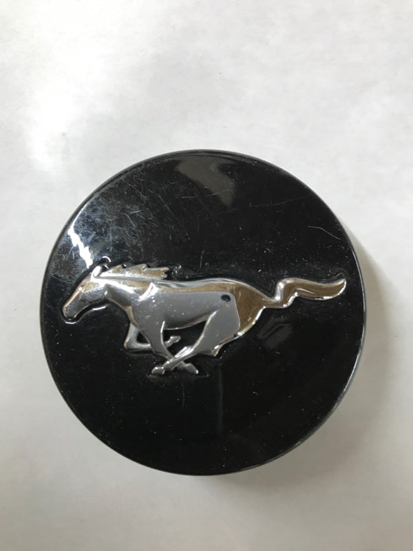 Ford Mustang Center Cap 54mm Black Chrome Pony OEM 2015 - 2020 FR3C1A096AC