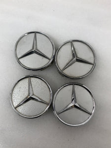 4x for Mercedes-Benz Silver Wheel Center Hub Caps 75mm 7962fcb8