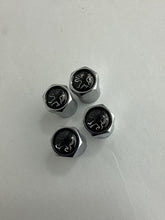 Load image into Gallery viewer, Set of 4 Universal Peugeot Silver Wheel Stem Air Valve Caps