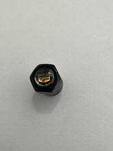 Load image into Gallery viewer, Set of 4 Universal Cadillac Black Wheel Stem Air Valve Caps