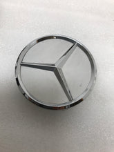 Load image into Gallery viewer, SET OF 3 Mercedes Benz SILVER CENTER CAPS A1714000125