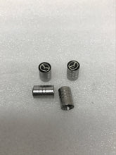 Load image into Gallery viewer, Set of 4 Universal Mazda Silver Wheel Stem Air Valve Capsf
