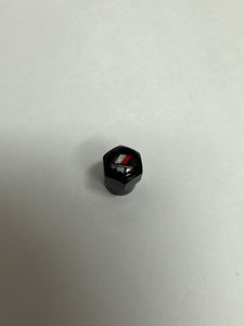 Set of 4 Universal  Trd Black Wheel Stem Air Valve Caps