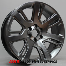 Load image into Gallery viewer, CADILLAC ESCALADE ESCALADE ESV 2015 2016 2017 2018 2019 2020 22 INCH ALLOY WHEEL RIM FACTORY OEM 4738 22939271   Manufacturer Part Number: 22939271; 22939280 Hollander Number: 4738 Condition: Remanufactured to Original Factory Condition Finish: MACHINED CHARCAOL Size: 22&quot; x 9&quot; Bolts: 6 x 139.7mm Offset: 24 mm Position: UNIVERSAL