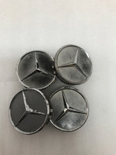 Load image into Gallery viewer, 4x for Mercedes-Benz Matte Black Wheel Center Hub Caps Emblem Hubcaps Set 75mm