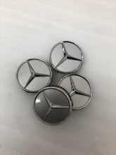 Load image into Gallery viewer, 4x for Mercedes-Benz Silver Wheel Center Hub Caps 75mm 7962fcb8