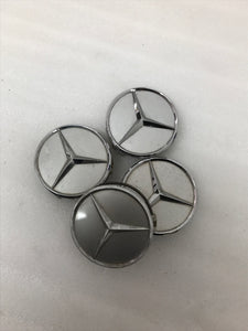 4x for Mercedes-Benz Silver Wheel Center Hub Caps 75mm 7962fcb8
