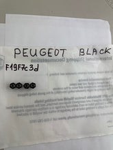 Load image into Gallery viewer, Set of 4 Universal Peugeot Black Wheel Stem Air Valve Caps