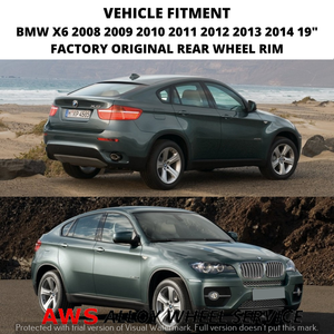 BMW X6 2008-2014 19" FACTORY ORIGINAL FRONT WHEEL RIM