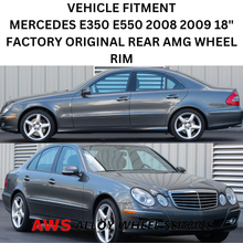 Load image into Gallery viewer, MERCEDES E350 E550 2008 2009 18&quot; FACTORY OEM REAR AMG WHEEL RIM 85012 A2114016702