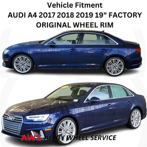 AUDI A4 2017 2018 2019 19" FACTORY ORIGINAL WHEEL RIM 59003 8W0601025BE