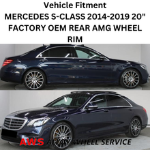 Load image into Gallery viewer, MERCEDES S-CLASS 2014-2019 20&quot; FACTORY OEM REAR AMG WHEEL RIM