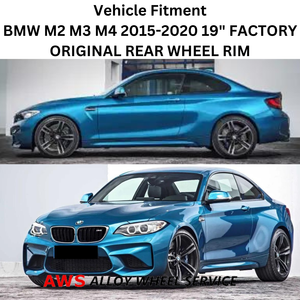 BMW M2 M3 M4 2015-2019 2020 19" FACTORY OEM REAR WHEEL RIM 86095 36112284756