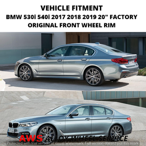 BMW 530i 540i 2017 2018 2019 20" FACTORY ORIGINAL FRONT RIM WHEEL