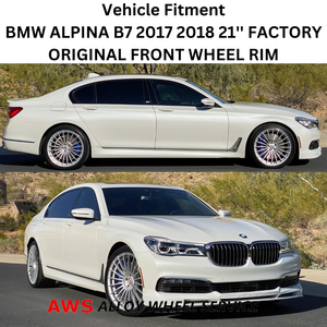 BMW ALPINA B7 2017 2018 21'' FACTORY ORIGINAL FRONT WHEEL RIM