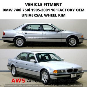 BMW 740i 750i 1995-2001 16"FACTORY OEM UNIVERSAL WHEEL RIM