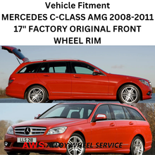 Load image into Gallery viewer, MERCEDES C-CLASS 2008 2009 2010 2011 17&quot; FACTORY ORIGINAL FRONT AMG WHEEL RIM