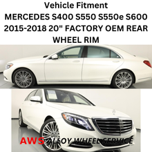 Load image into Gallery viewer, SET OF 4 MERCEDES S550 S550 S600 2015-2018 20&quot; FACTORY OEM WHEEL RIM