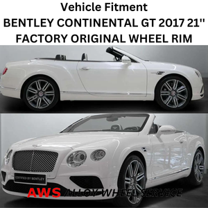 BENTLEY CONTINENTAL GT 2017 21'' FACTORY ORIGINAL WHEEL RIM