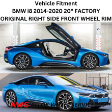Load image into Gallery viewer, BMW i8 2014-2020 20&quot; FACTORY ORIGINAL RIGHT SIDE FRONT WHEEL RIM