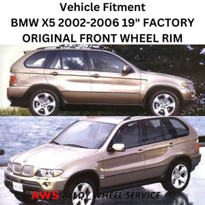 BMW X5 2002-2006 19" FACTORY OEM FRONT WHEEL RIM 59447 36116761931