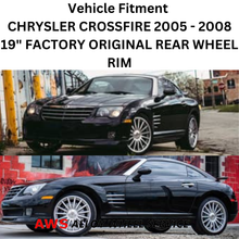 Load image into Gallery viewer, CHRYSLER CROSSFIRE 2005 - 2008 19&quot; FACTORY OEM REAR WHEEL RIM 2250 A1934010302