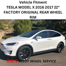 Load image into Gallery viewer, Tesla Model X 2016 2017 2018 22&quot; FACTORY ORIGINAL REAR WHEEL RIM