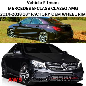 MERCEDES CLA250 B250 2014-2018 18" OEM AMG WHEEL RIM 85335 A1764010302
