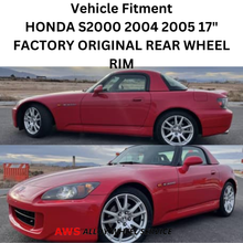 Load image into Gallery viewer, HONDA S2000 2004 2005 17&quot; FACTORY OEM REAR WHEEL RIM 63873 42700S2AA91